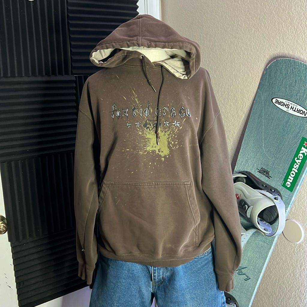 Fox Riders Co. Brown Streetwear Hoodie
